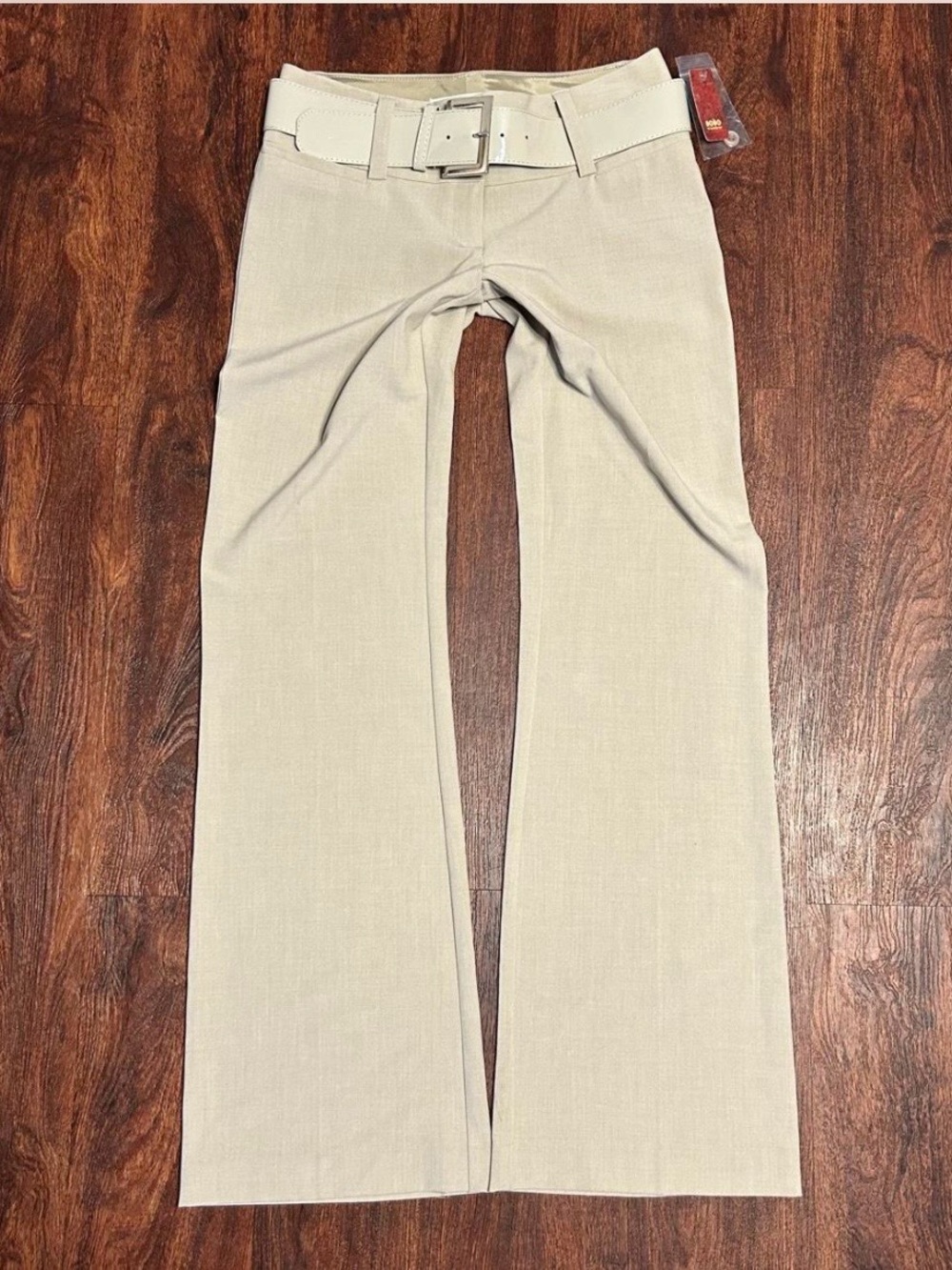 2013 Belted Cream Office Siren Trouser Pants NWT dead stock